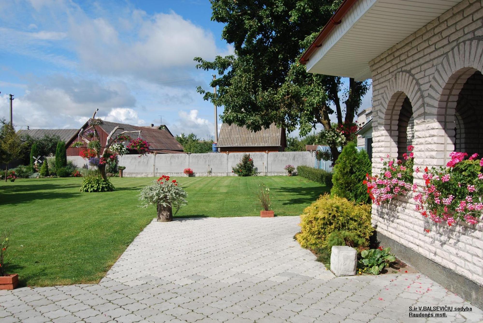 Stasio Balseviciaus Homestead Raudonė Dış mekan fotoğraf